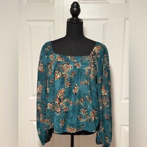 Sadie and sage printed blouse